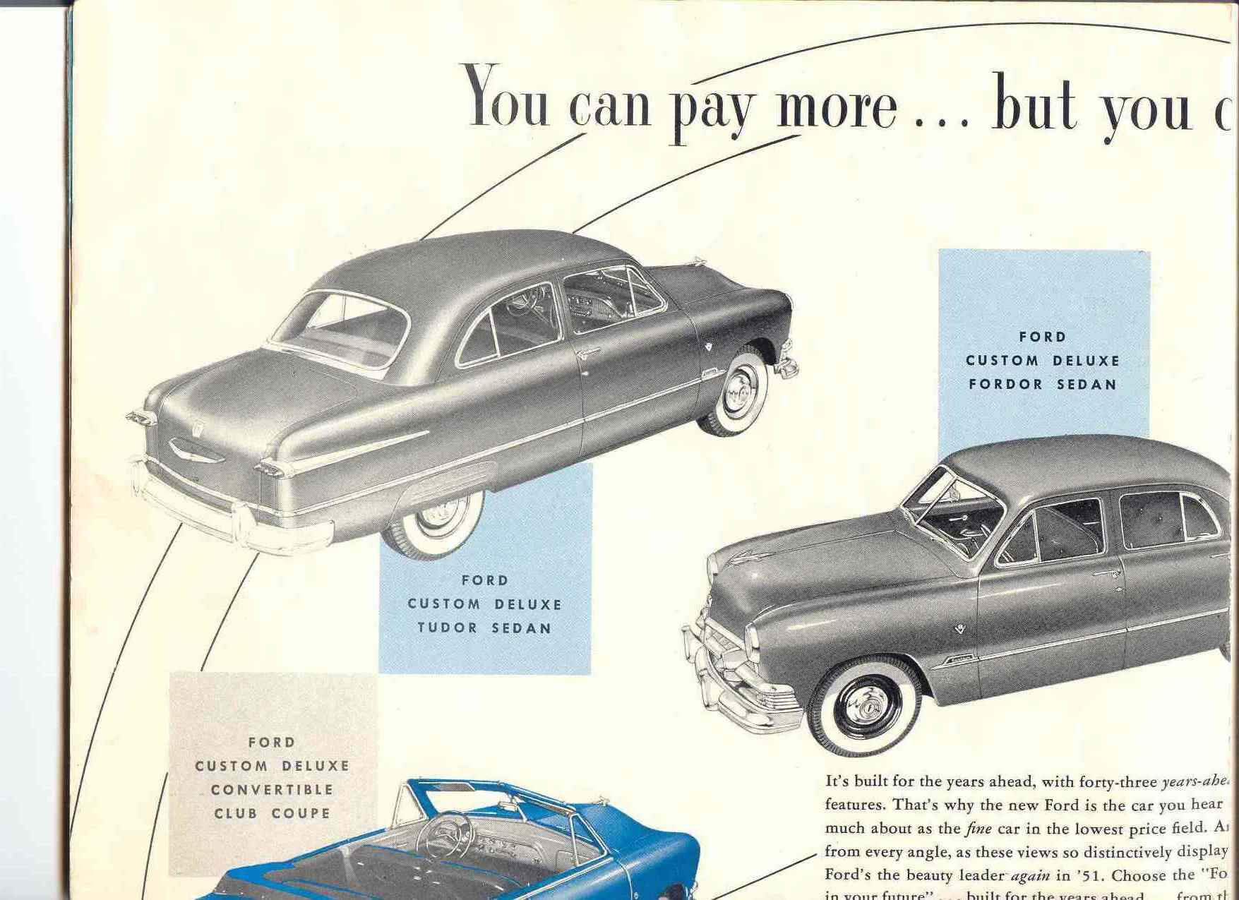 1951 Ford Foldout Page 1